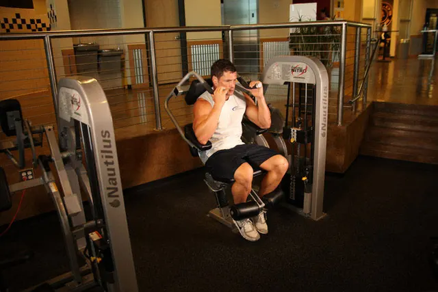 Ab Crunch Machine, finishing position