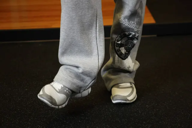 Ankle Circles, finishing position