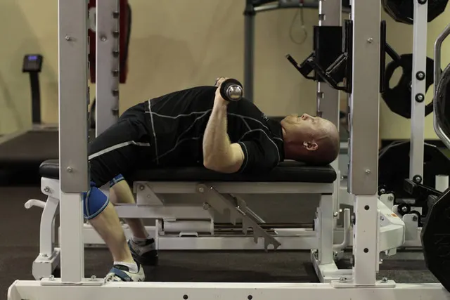 Bench Press - Powerlifting, finishing position