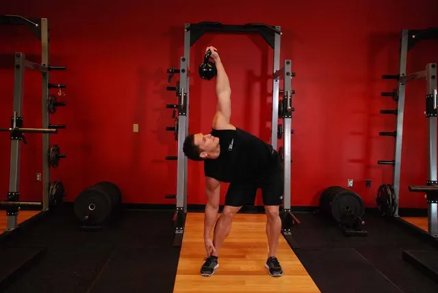 Bent Press, finishing position