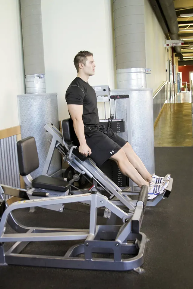 Calf Press, finishing position