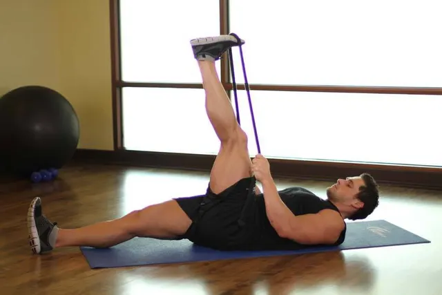 Hamstring Stretch, finishing position