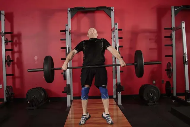 Hang Snatch, finishing position