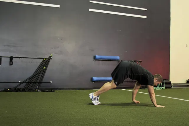 Inchworm, finishing position