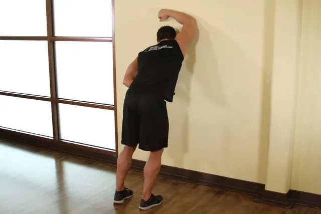 One Arm Against Wall, finishing position