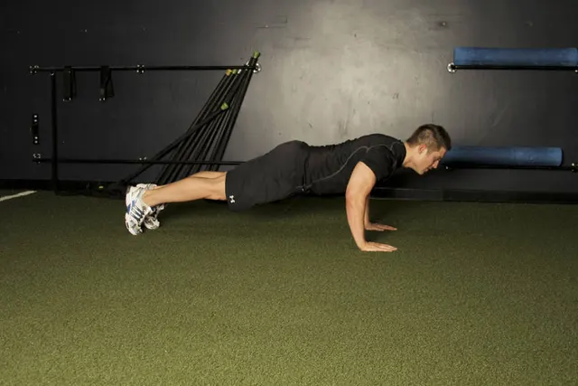 Plyo Push-up, finishing position
