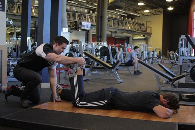 Prone Manual Hamstring, finishing position
