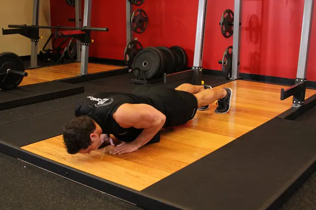 Push-Ups - Close Triceps Position, finishing position