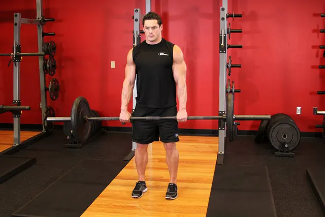 Romanian Deadlift, finishing position