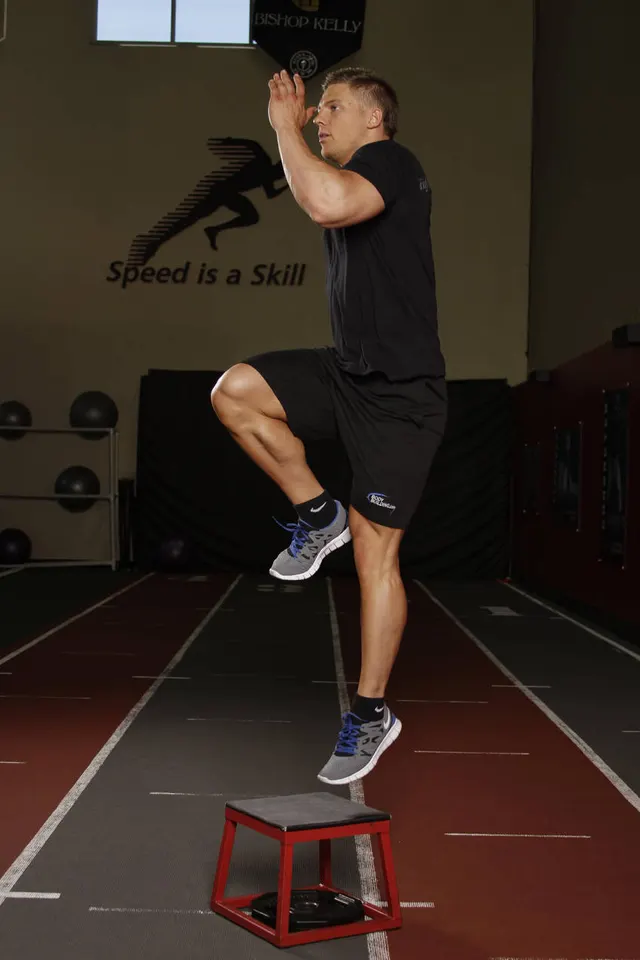 Single Leg Push-off, finishing position