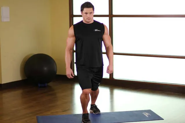 Standing Soleus And Achilles Stretch, finishing position