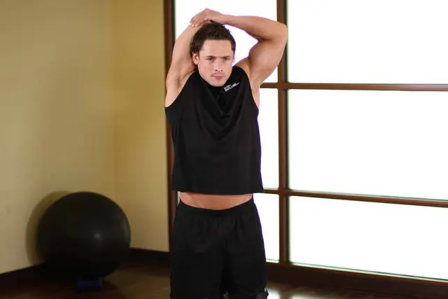Triceps Stretch, finishing position