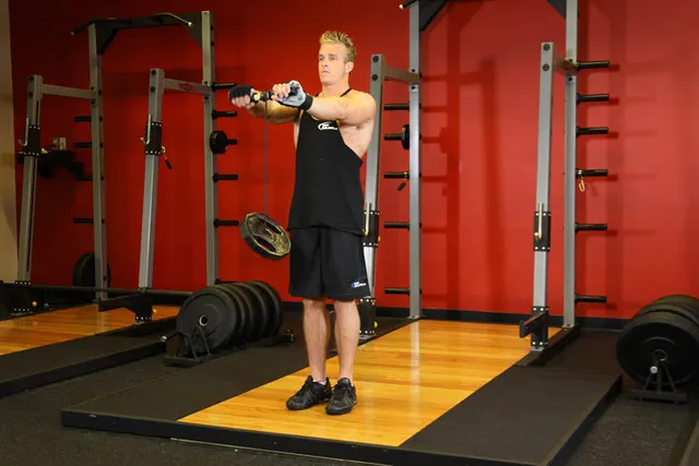 Wrist Roller, finishing position