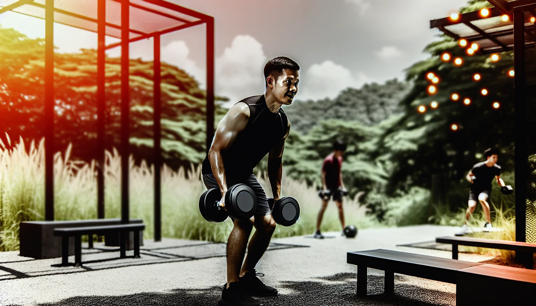 Upper body dumbbell workout fitness guide