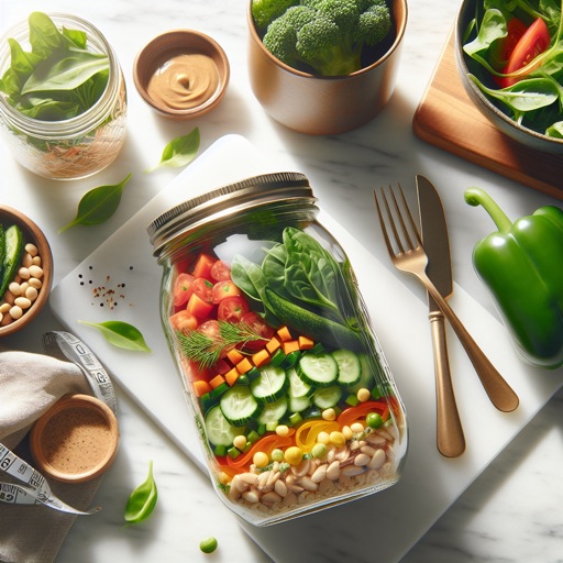 Mason Jar Meal Prep Salad recipe