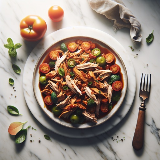Slow cooker pulled chicken recipe